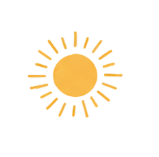 Climate and sunlight insights icon
